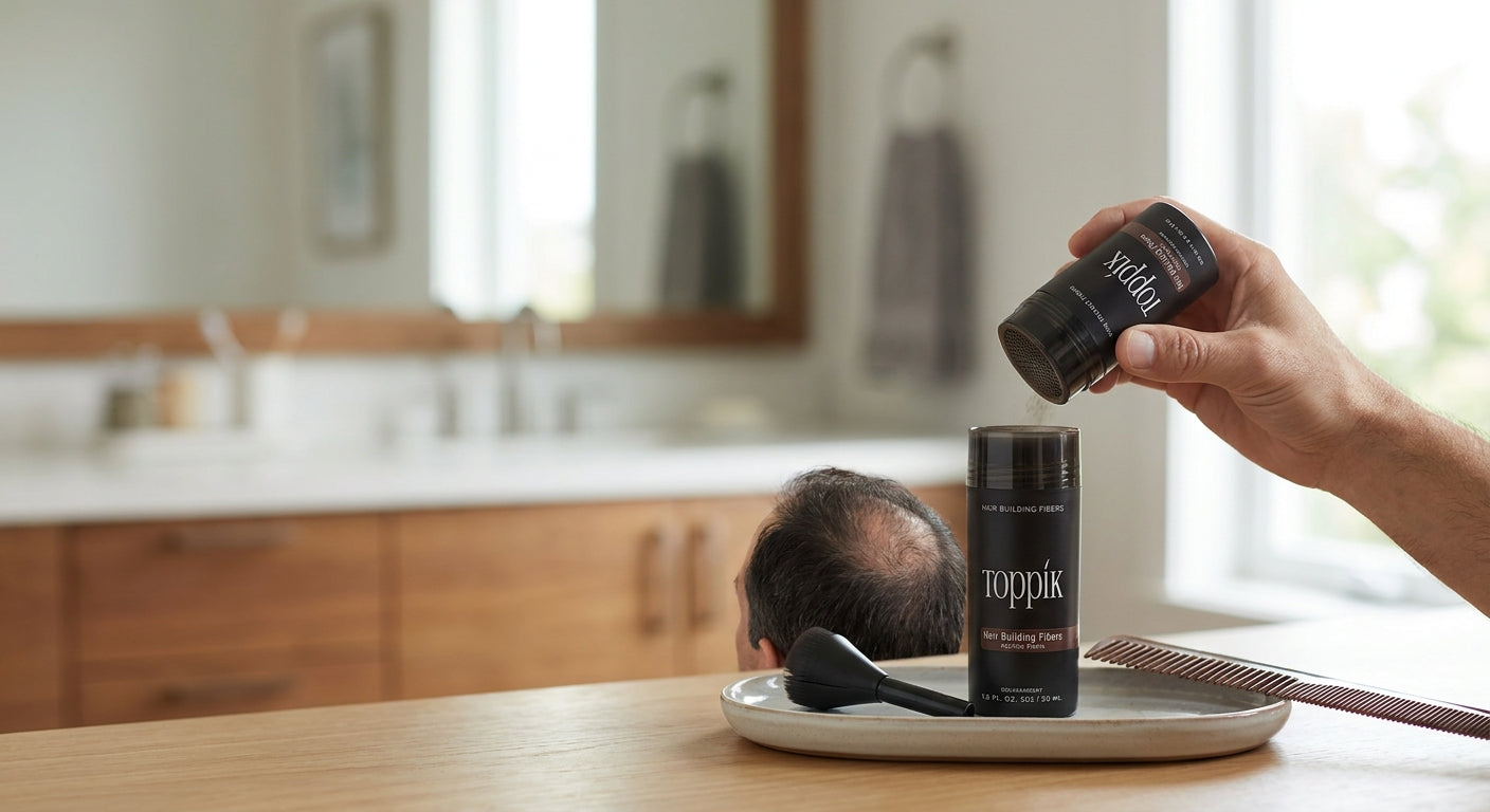 Toppik頭髮纖維自然效果教學