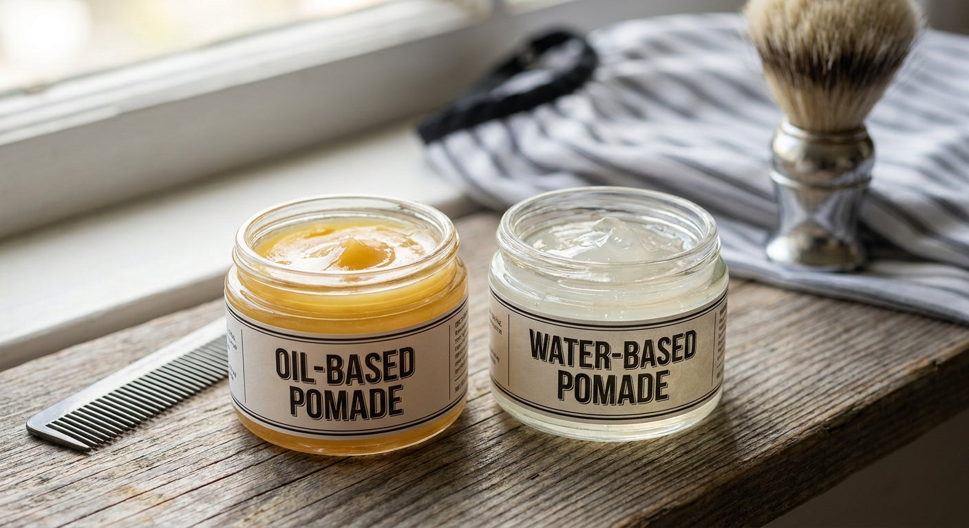 Oil-Based Pomade同Water-Based分別