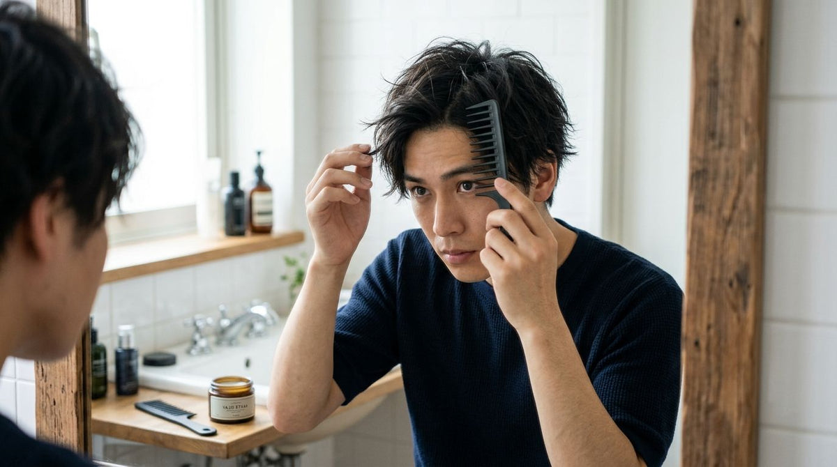 啞光髮泥配合Texture Comb：打造自然凌亂造型完整教學
