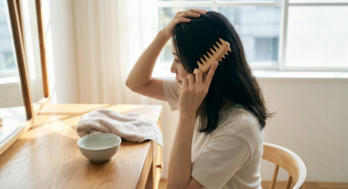 頭皮按摩梳日常護理教學