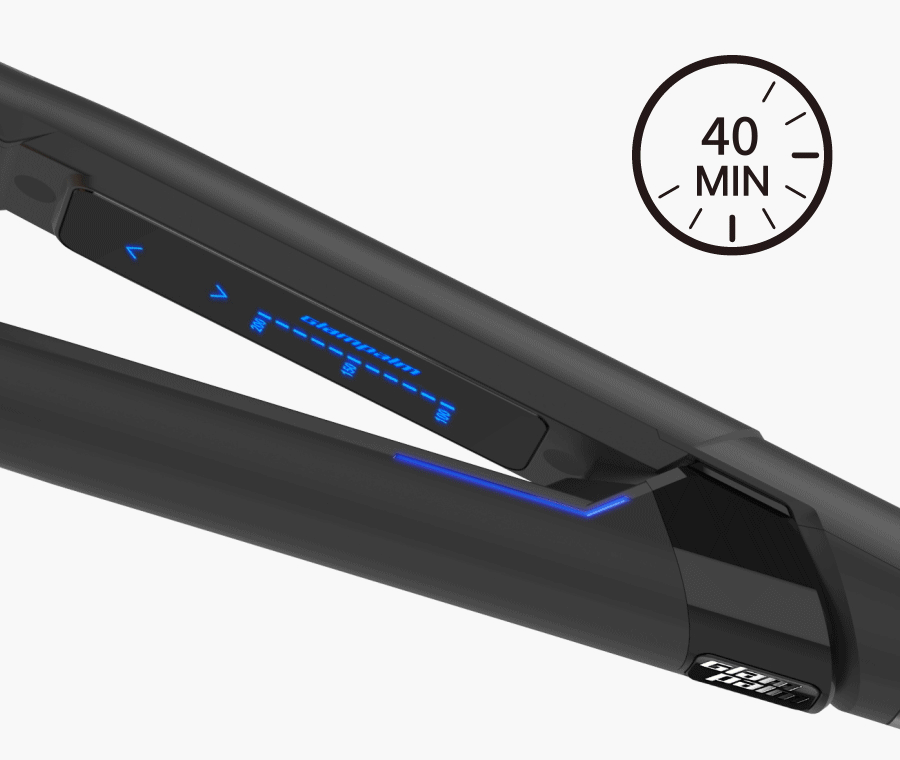 Glampalm GP101T 0.5“ 觸控式專業造型夾 [平面｜板闊0.5寸 ｜有線]