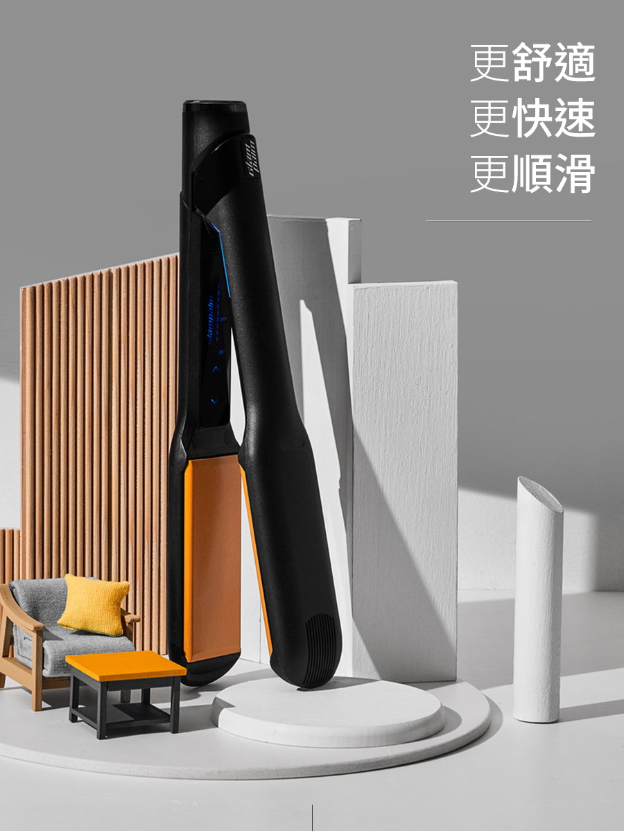 Glampalm GP501T MAX 1.5“ 觸控式專業造型夾 [平面｜板闊1.5寸 ｜有線]