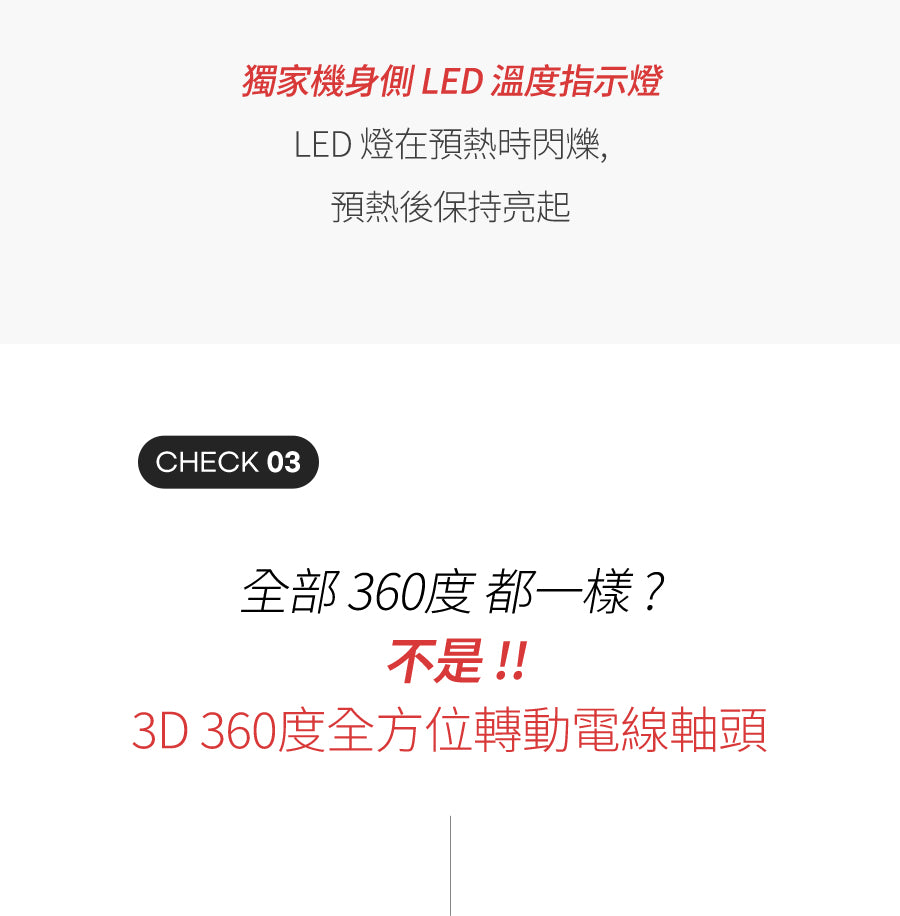 Glampalm GP501T MAX 1.5“ 觸控式專業造型夾 [平面｜板闊1.5寸 ｜有線]