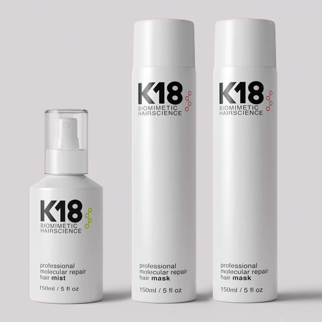 K18 4分鐘 Salon 專業修復套裝 (導入噴霧+修復髮膜)