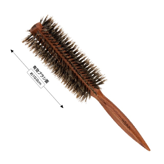 N.B.A.A. Round Brush 豬鬃毛斜紋圓梳 (45mm)