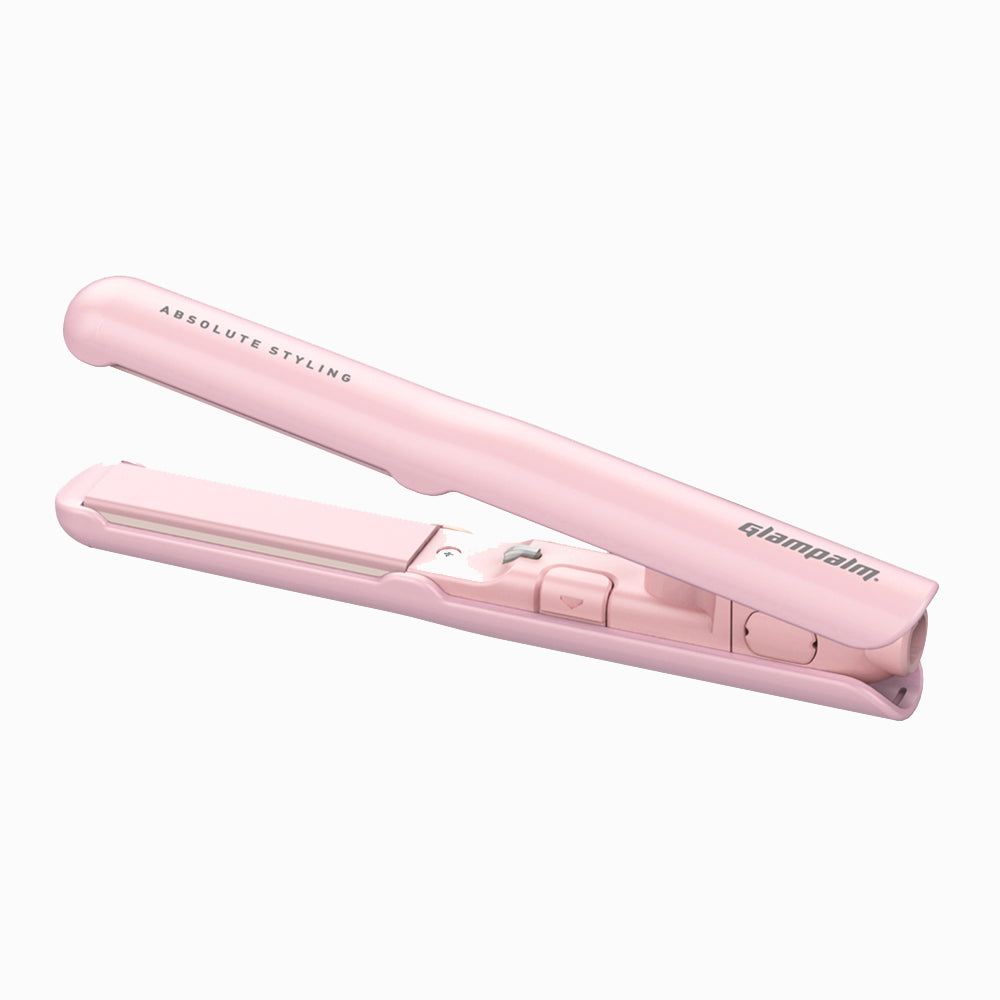 GlamPalm GP103BP Mini Iron Pink 迷你造型夾 [0.6寸闊面板 ｜粉紅 ｜ 有線]