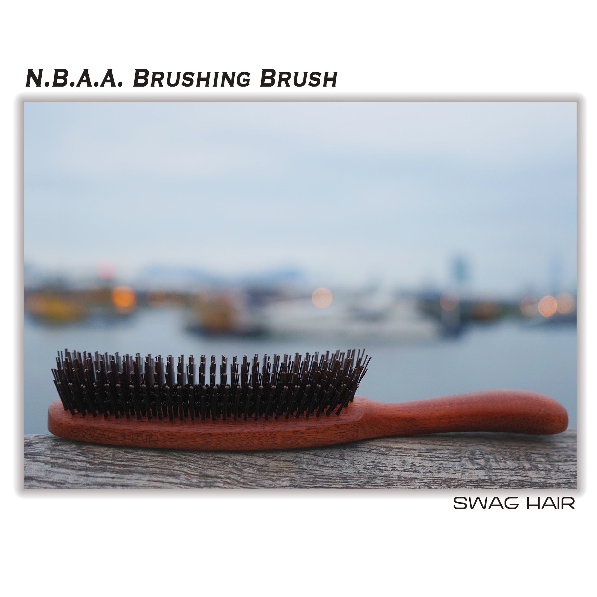 N.B.A.A. Brushing Brush S形萬能梳 【高度推介】
